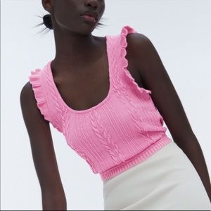 Zara Cable Knit Top